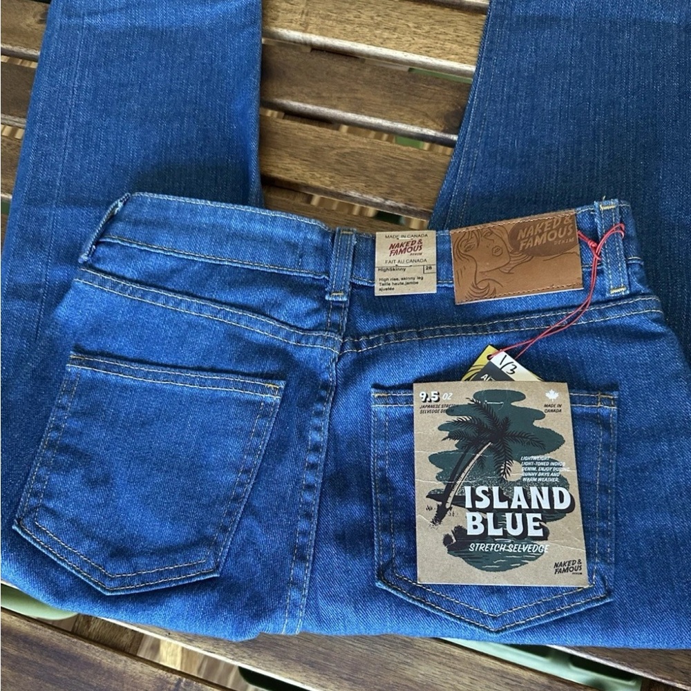 Naked and Famous Selvedge Jeans size 28 - Picture 3 of 5
